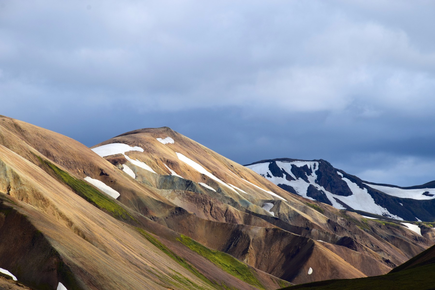 The mountains at Landmannalaugar