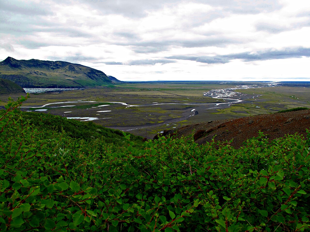 Skeiðarársandur seen from Skaftafell